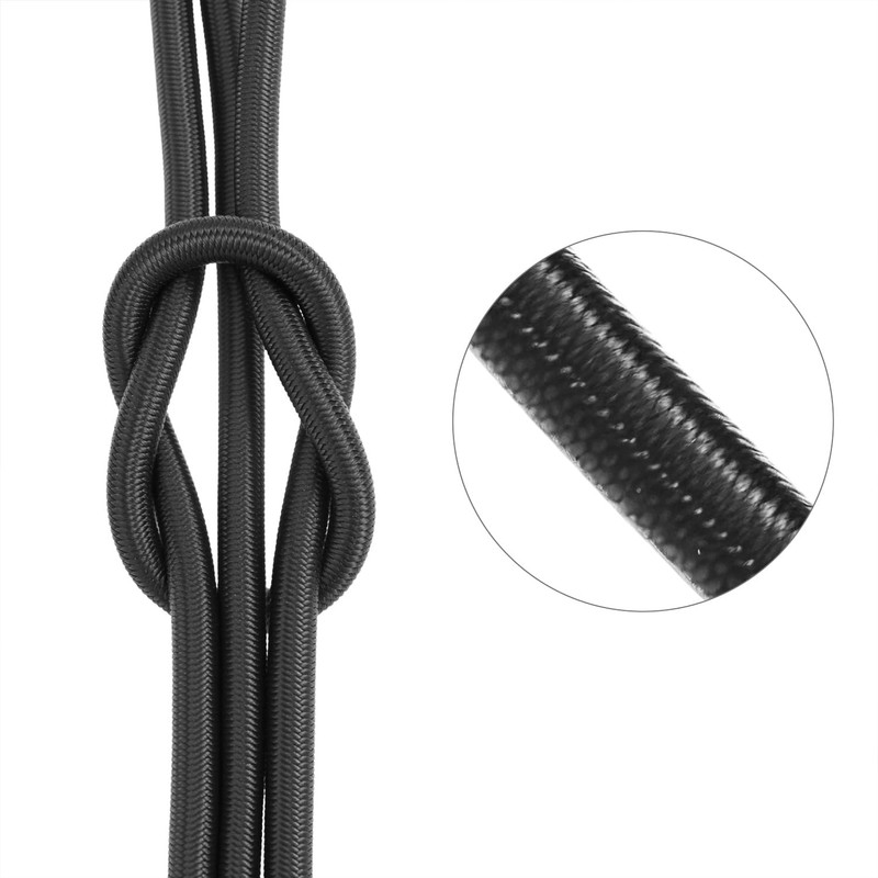 QWORK® Elastic Bungee Cord 6mm x 10m - Multicore Elastic