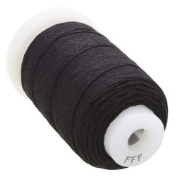 The Beadsmith Pure Silk Cord – Black Color – Size FFF (0.419mm/0.0165”) – 92 Yards (276ft), 1/2-Ounce Spool – for Knotting Pearls, Gemstones, Crystals and Beads