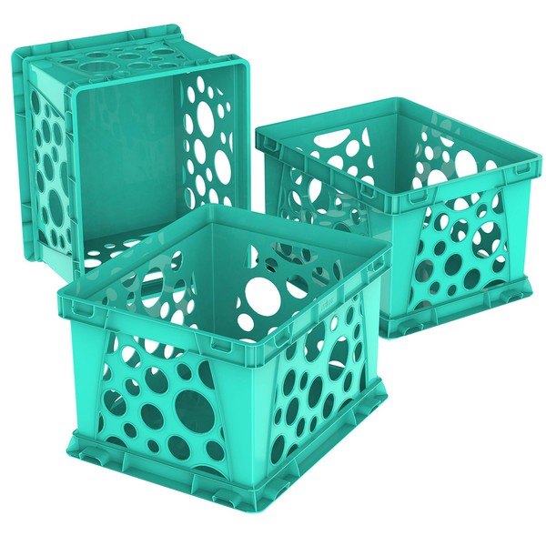 Storex Premium File Crate with Handles – Letter and Legal