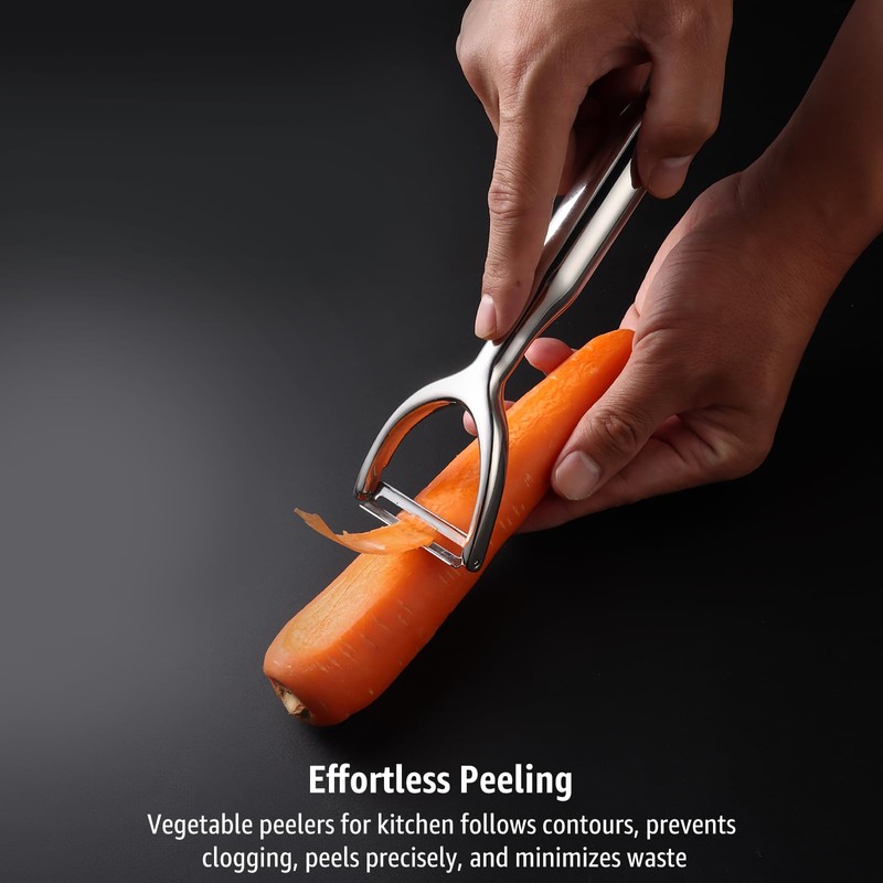 Yoofei Y-Shaped Stainless Steel Vegetable Peeler for Potato Carrot Cucumber