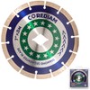 COREDIAM 7 Inch Segmented Diamond Saw Blade for Angle Grinder,