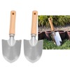 2Pcs Stainless Steel Garden Loose Soil Scoop Wearable Rope Portable
