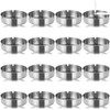 Ashtray, Pack of 16 Stainless Steel Ashtrays, 8 cm Round