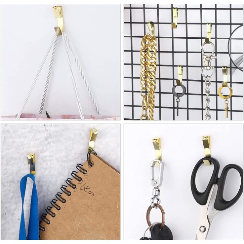 Mult Wall Hanging Nail Hooks, Frame Hardware Picture Hanger, Strong