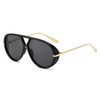 IKANOO Oversized Aviator Sunglasses for Women Men Trendy Large Big