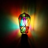 Kitmose 4 Pack Stained Glass Light Bulbs, LED Edison Light