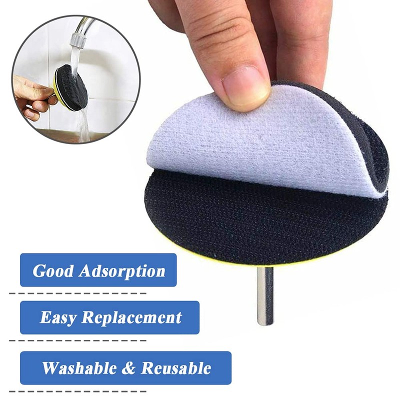 Mesee 2 Packs 3 Inch Hook and Loop Sanding Backing