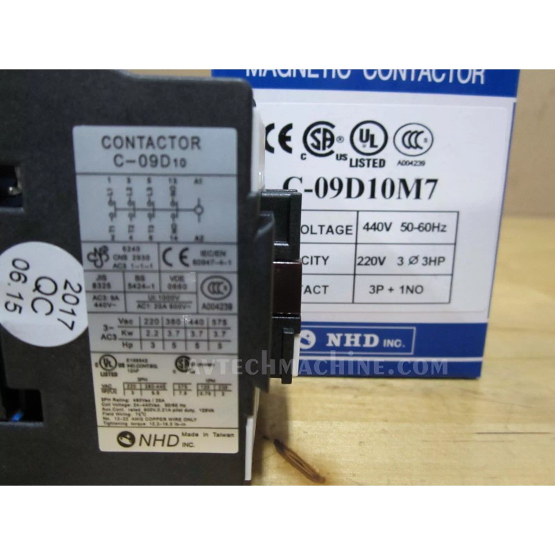NHD C-09D10M7 NHD Magnetic Contactor Coil 440V Normally Open