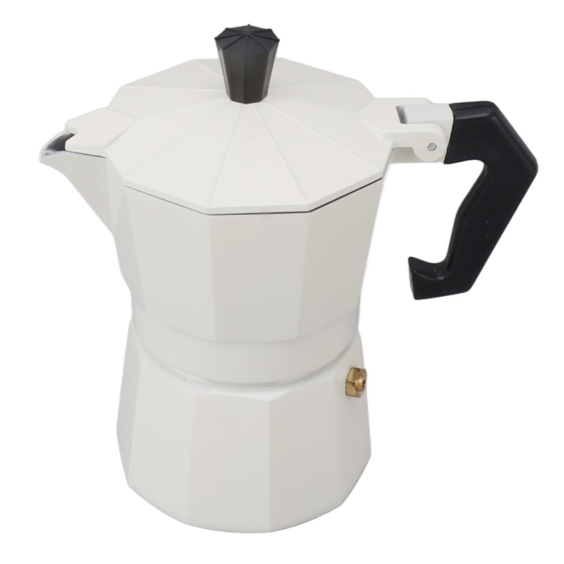 Stovetop Moka Pot Italian Hand Brewed Coffee Maker Aluminum Alloy