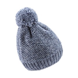 Sterntaler Lambswool Girls' Knitted Hat with Tie and Ear Flaps, navy