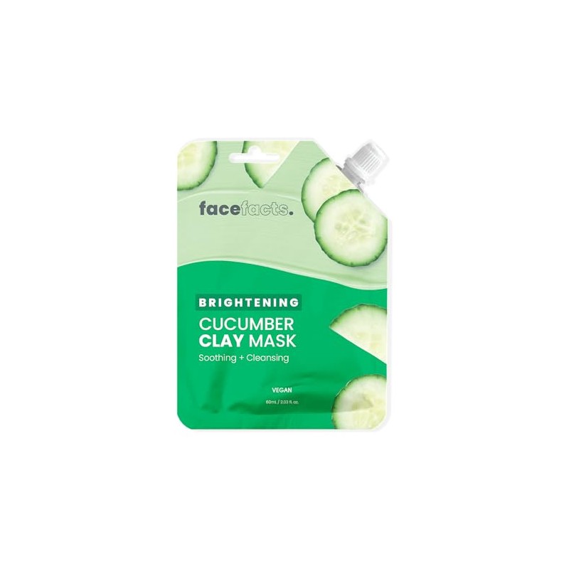 Face Facts Brightening Cucumber Clay Face Mask | Soothing +