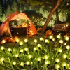 Solar Garden Lights Outdoor, 6 Pack 60 LED Solar Firefly