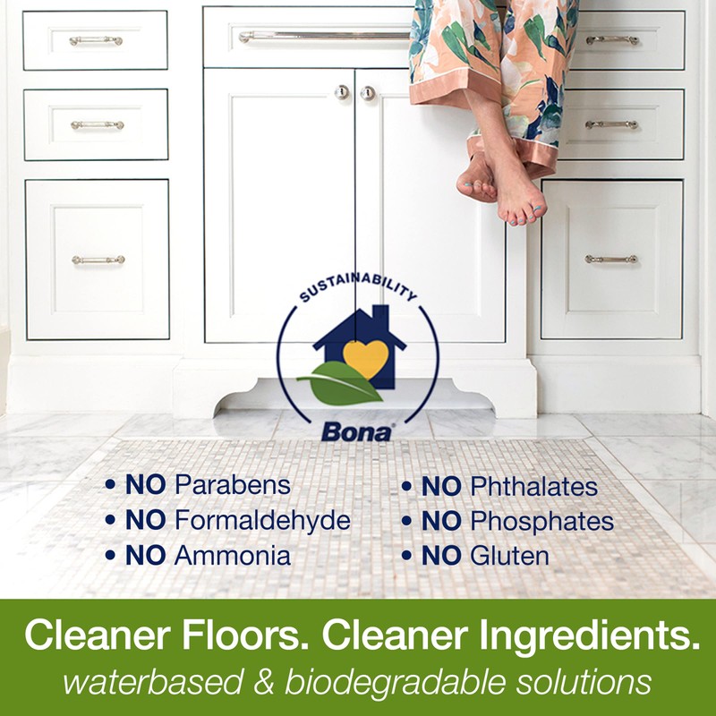 Bona Multi-Surface Floor Cleaner Spray, for Stone Tile Laminate and