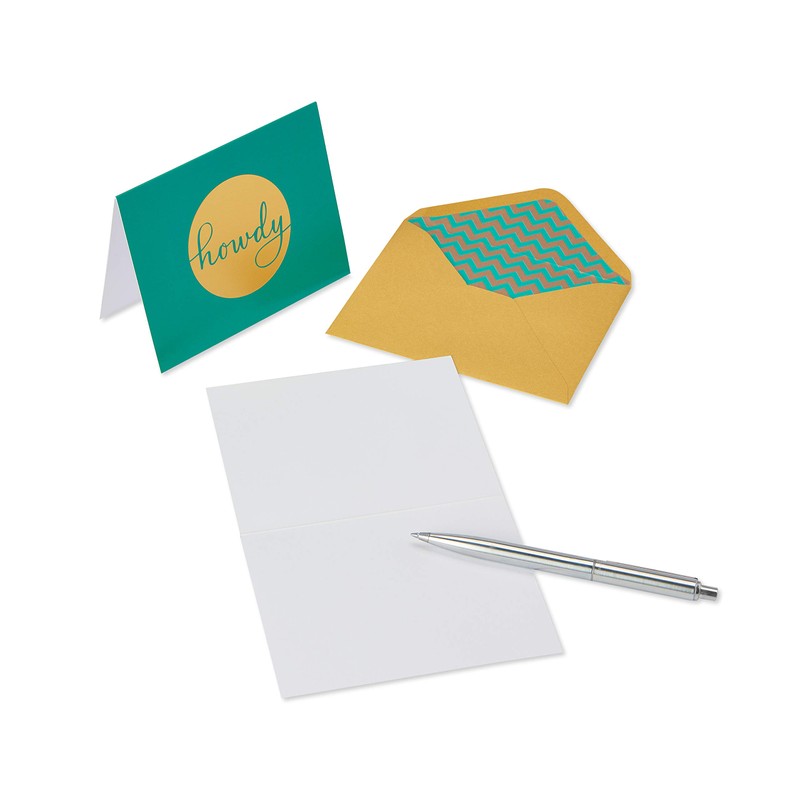Papyrus Blank Cards with Envelopes, Hello (20-Count)