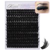 200D Lash Clusters 12-20mm Fluffy Cluster Eyelash Extensions Thick D