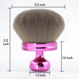 Large Self Tanner Brush, Ultra Soft Kabuki Brush for Body Makeup, Blending Applicator for Tanning, Foundation,concealer, Bronzing, Provides an Even, Streak-Free Tan (Purple)
