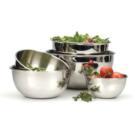 RSVP International Endurance Stainless Steel Mixing Bowls, 12 Quart