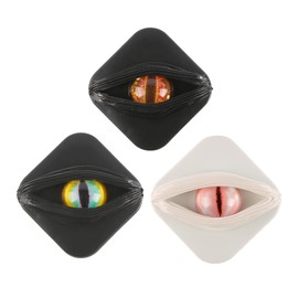 Laroal Contact Lens Case Holiday Contact Lens Exquisite Eye Personality Box Eye Storage Travel Portable Lens Box 3 Pieces