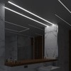 LED Profile in Silver P4-3 100 cm without Cover for