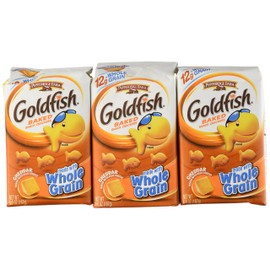 Pepperidge Farm Goldfish Baked Snack Crackers Made with Whole Grain: 6 Packs of 6.6 Oz