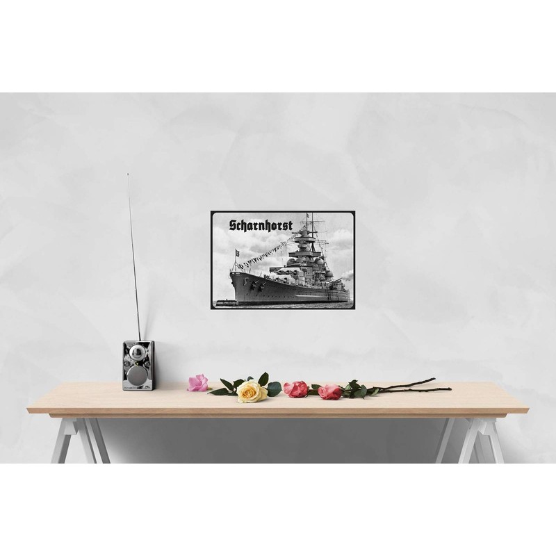 Tin Sign 20 x 30 cm Curved Pears Soap Bubbles