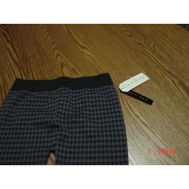 French Laundry Junior Womens French Laundry Houndstooth Pattern Leggings - Small/Medium