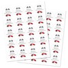 2" Round Race Car Birthday Thank You Faovor Stickers -