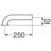 SANEI [P Pipe for Washrooms] Pipe Diameter 1.5 inches (38