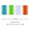Zyoung 4 Pcs Hair Comb Double Sided Fine Tooth Combs
