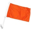 MWS (2 Pack Solid Orange 2ply Car Window Vehicle 12x18 12"x18" Flag