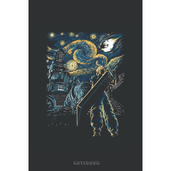 St𝓪rry Remak𝘦 H04572 Journ𝓪l Notebook: Wide Ruled Lined Paper Notebook