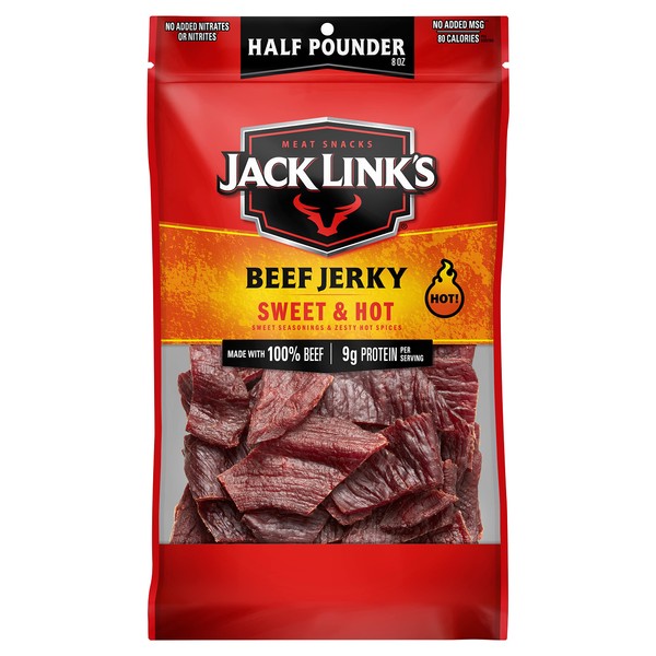 Jack Link's Jack Link's Beef Jerky, Sweet & Hot, Half