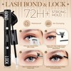 LASHVIEW Cluster Lashes Kit, 9-18/D Curl Lashes Individual Cluster Kit,