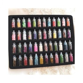 Lumina D Glitter Nail Shop Spangle Parts 48 Color Set Nail Art