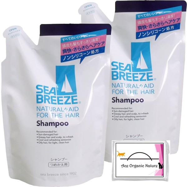 Sea Breeze Shampoo Refill, 13.5 fl oz (400 ml) x