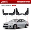 SPEEDWOW Mud Flaps Splash Guards Fit for 2012-2014 Toyota Camry,Front