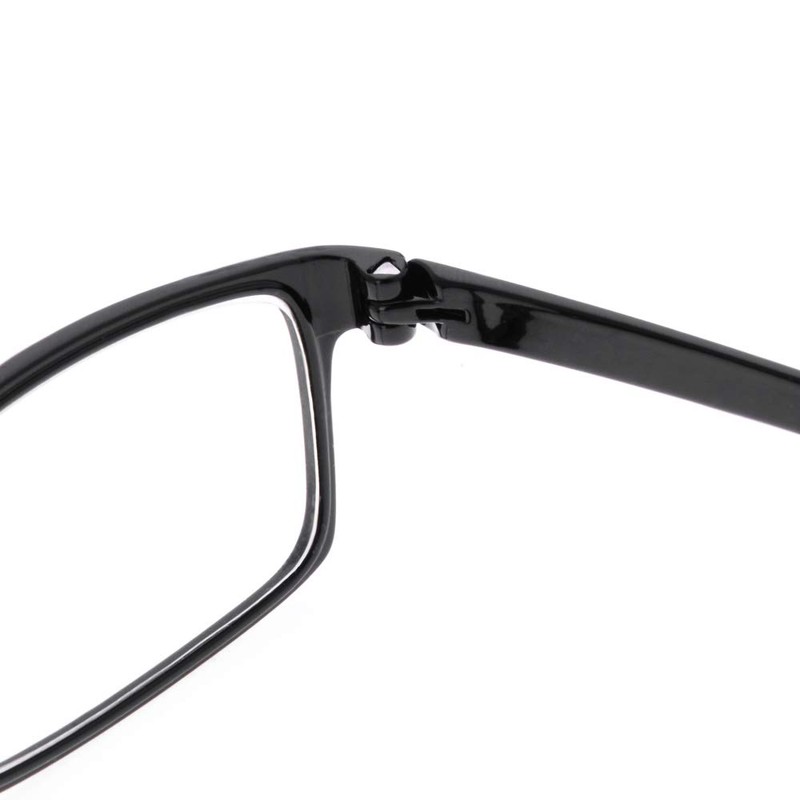 HUIHUIKK Distance Glasses Black Frame Shortsighted Myopia Glasses -1.50 Strength