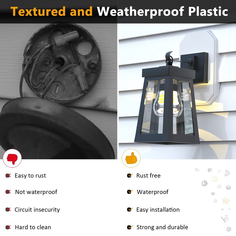 Siding Mounting Kit, Siding Mount Block, Outdoor Light Mounting Block