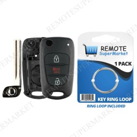 RemoteSuperMarket Replacement for Kia 2010-2013 Soul 2012-2013 Sport Shell Case Pad Remote Fob