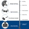 BRILLIHOOD 9Ft Outdoor Sun Shade Sail Pole, 3" Diameter Shade