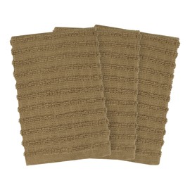 Ritz 22961 Royale Collection Dish Cloth Set, 3-Piece, Mocha