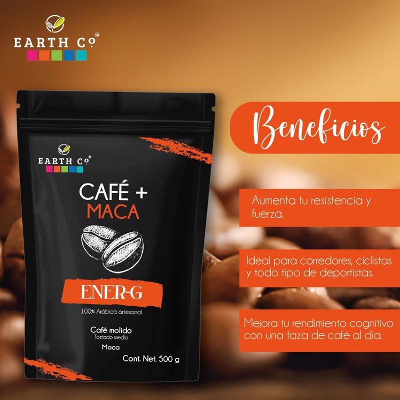 Earth Co | Café + Maca Ener-G | Más Energía