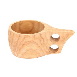 Mochiglory Nordic Style Handmade Kuksa Backpack Wooden Mug Cup for Camping Hiking Survival Teacup Bushcraft
