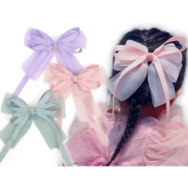 BIANHUAN Hair Clip, Ribbon, Large, For Kids, Girls, Children, Hair Accessories, Kids, Hair Ornaments, School Entrance Ceremonies, Recitals, Weddings, Graduations, Simple, Stylish, Present