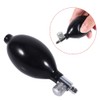 Replacement Black Manual Inflation Blood Pressure Latex Bulb with Bleed