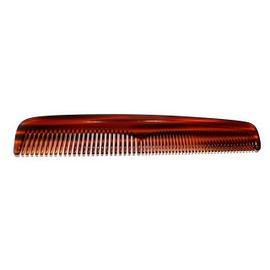 accuo Comb Sawn + Handmade – Approx. 16 cm – Normal + Wide Teeth Universal Comb Small Women's Comb Havana Brown (660)