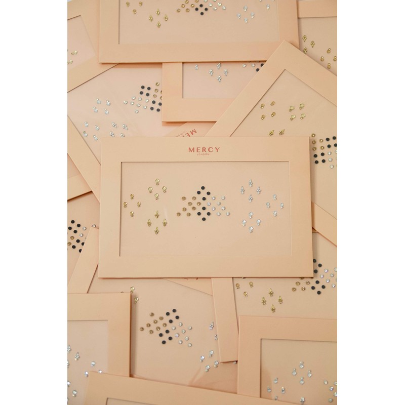 Deepika Mini Bindis ✮ Crystal Indian Bindi Face Jewels Gold