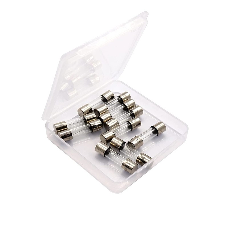 SIXQJZML 10 Pack F2AL Fast-Blow Fuse 2A 250V Glass Fuses