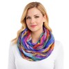 JameStyle26 Colour gradient silk summer loop gradient rainbow silk plain