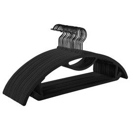 MIZGI Premium Velvet Hangers 30-Pack,No Shoulder Bump Hangers W/Tie Bar Ultra Thin Space Saving Non Slip Hangers Heavy Duty Felt Rounded Clothes Hangers for Sweaters,Coat,Jackets,Pants,Shirts